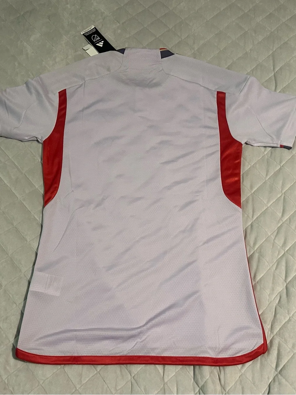 Orlando adidas Lavender and White Striped Jersey Shirt